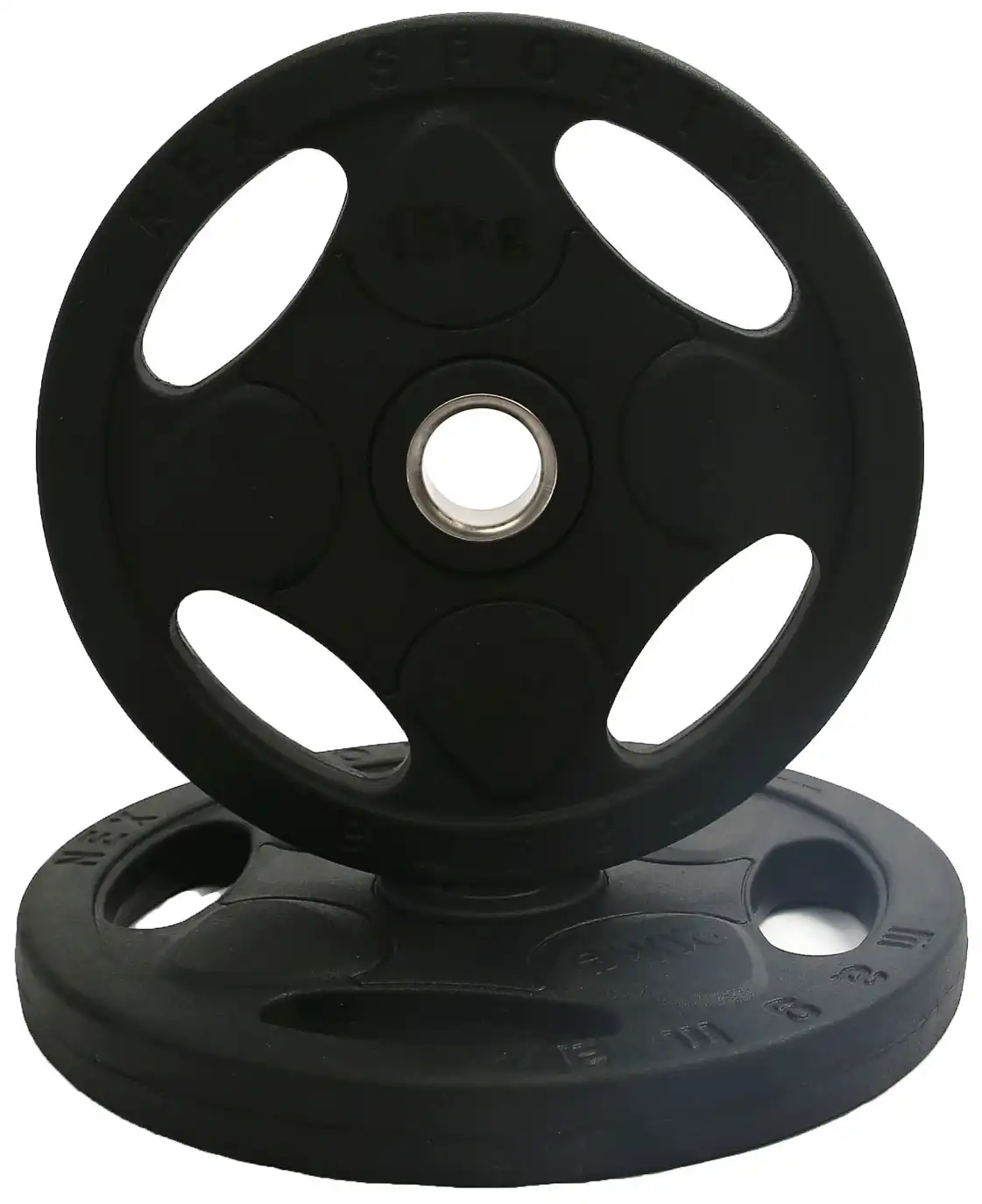 LDX-2012 Rubber Four Hole Plate - Bumper Plate in Barbell Plate Series | LanDer Wholesale Fitness Equipment